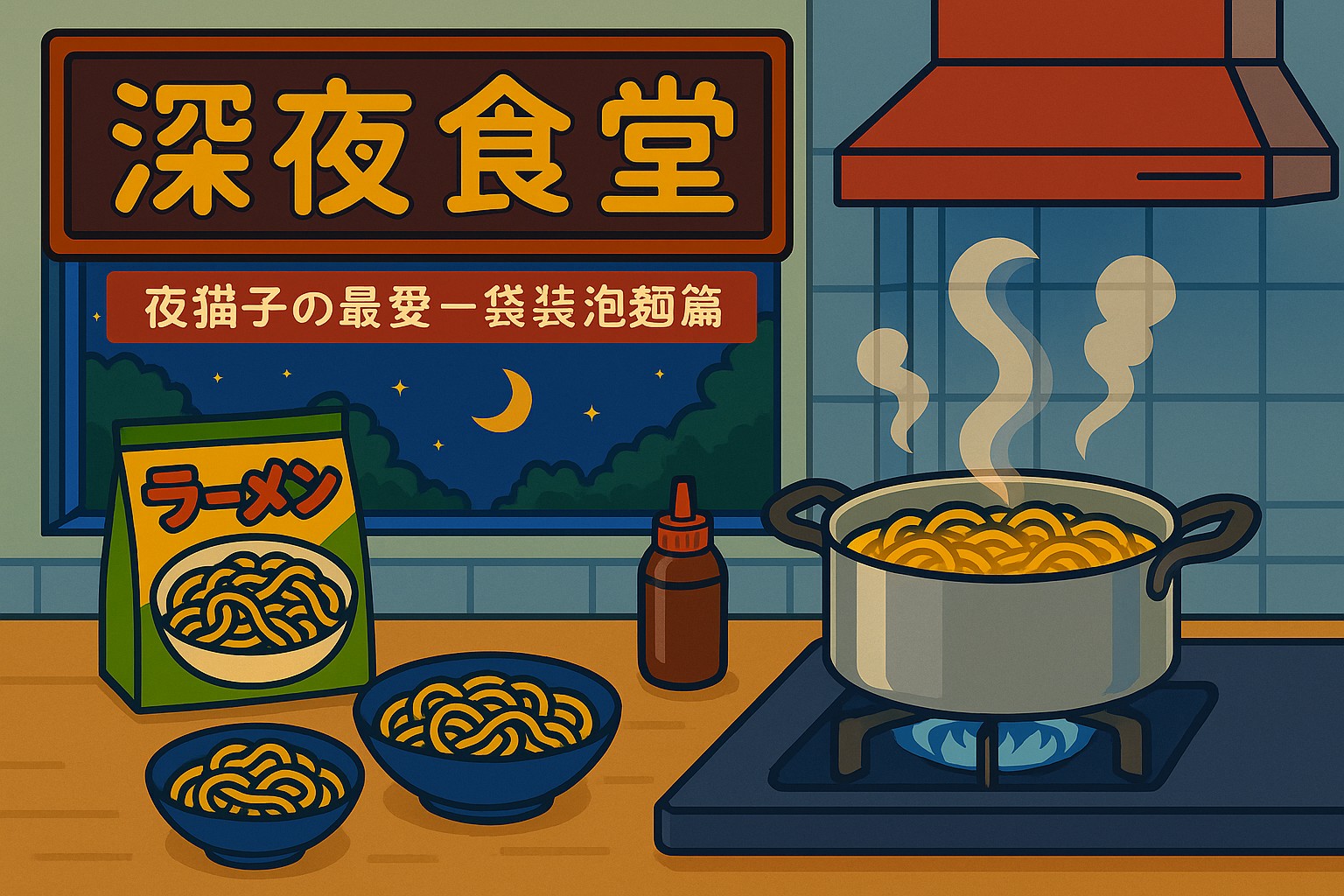日本袋裝泡麵