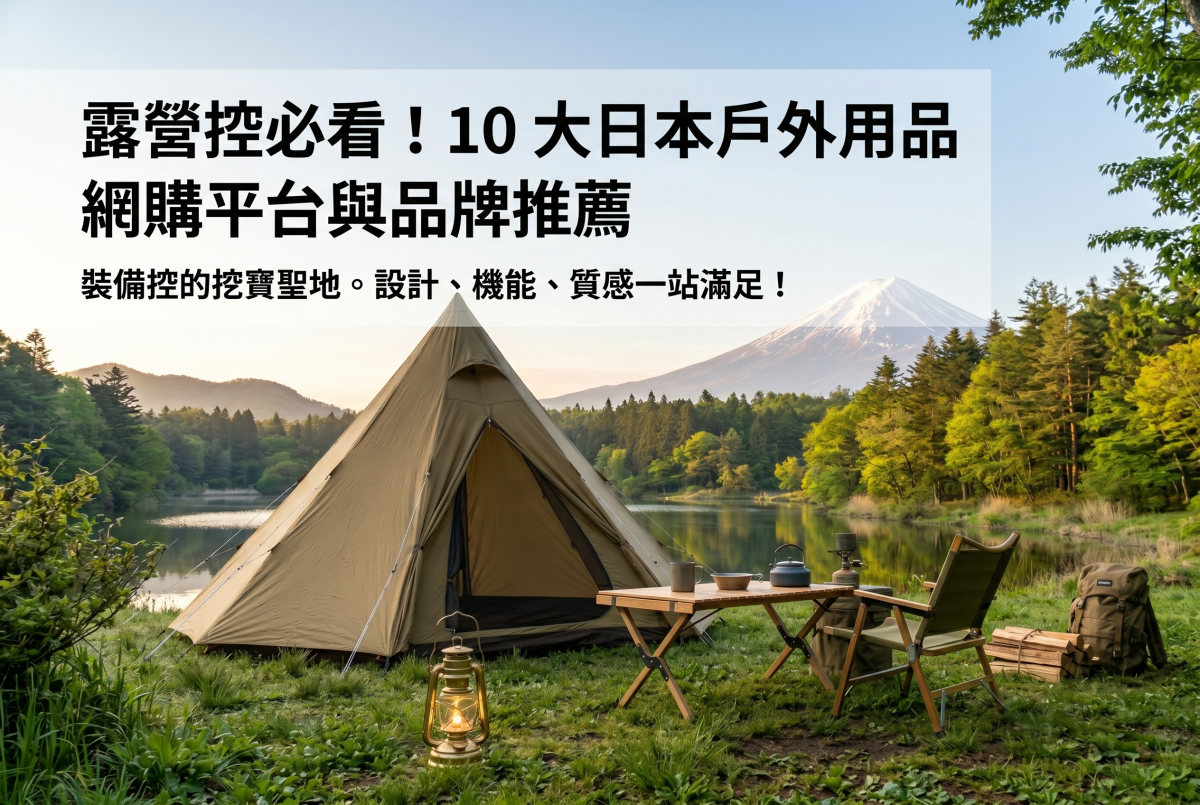 10 大日本戶外用品網購平台與品牌推薦